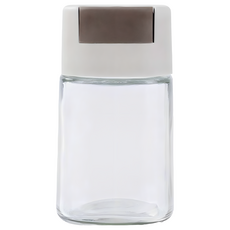 Hook水族玻璃投餵瓶，魚缸餵食器，飼料分裝瓶，精準餵食，透明易觀察，安全無毒材質, 咖啡色, 1個