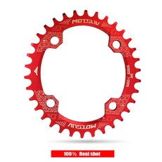 MOTSUV 타원형 원형 자전거 크랭크 & 체인휠 104BCD 와이드 좁은 체인링 32T/34T/36T/38T 크랭크셋 MTB 부품