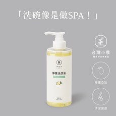 EASE 簡易淨 檸檬洗潔液 500ml 台灣小農合作 SGS食品級標準 省水易沖洗, 1個