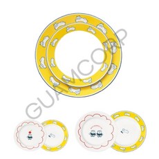 베요라 세라믹 플레이트 라지 디너메인접시 유아용그릇 유아그릇 유아식기, 베어