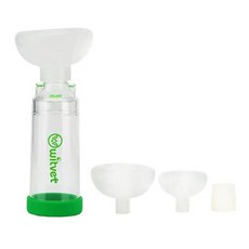 네블라이저 애완 동물 고양이 천식 분무기 분무 챔버 스페이서 디스트리뷰터 병 눈에 띄는 정전기 방지 175ml 클리닉, 1개