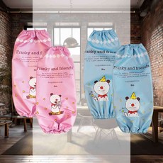 방수앞치마 20개1세트 요리활동용 색칠용 귀여운디자인 아동용 옷오염방지, 혼합