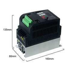 VFD 0.45KW/0.75KW/1.5KW/2.2KW/3KW/4KW 단상 모터용 220V 입력 및 출력 주파수 변환기, [04] 4kw
