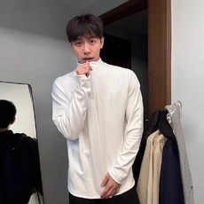 臺灣爆款 深灰色半拉鍊德絨打底衫 男秋冬美式痞帥立領內搭健身訓練長袖t恤