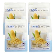 밀크클래식쌀과자 한입 콘스낵, 215g, 4개