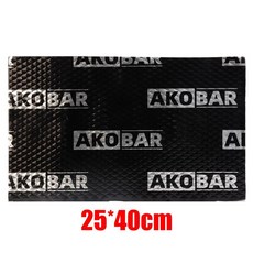 접착식 자동차 도어 소음 감소 부틸 방음 패드 방음재 보드, 1개