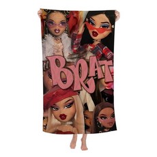 클래식 애니메이션 대형 극세사 비치 타월 빠른 건조 모래 해변 여행용 수영장 요가