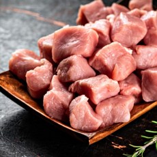 국내산 한돈 안심살 500g 짜장 카레 돼지고기 생생라이브