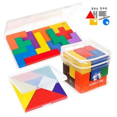 가베0312샘통 소마큐브+펜토미노+칠교 PP케이스3종, ★단일상품, 1개