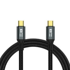 컴스 USB 3.2 C타입-C타입 100w 8K 20Gbps PD 고속충전 Gen2 케이블 JA296, 1개, 1m 1개, 1m