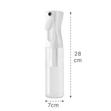 連續噴霧瓶 細緻霧化 輕鬆熨燙 多功能用途 時尚簡約, 1個, 透白 500ml
