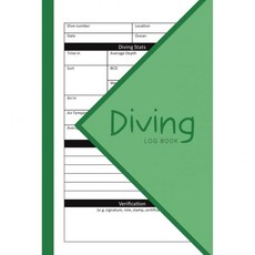 다이빙 로그북 6x9인치 110페이지