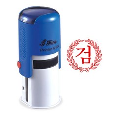 선생님용 칭찬 도장 R 524 검 적색 홀더색상랜덤, 단품, 단품