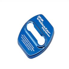 [모터스파이] 현대 호환 벨로스터 N 도어 스트라이커 락 잠금 걸쇠 녹 기스방지 로고형 커버, 블루