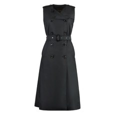 무레르 민소매 벨트 트렌치 코트