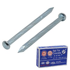 국산 제일선재 콘크리트 철못 백색 75mm 1갑, 1개