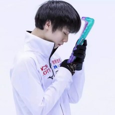 피겨가드독 스케이팅 날집 스케이트 날보호 스케이트화, A. 연보라색 밝은 녹색 하뉴와 동일한 스타일만약 잘라