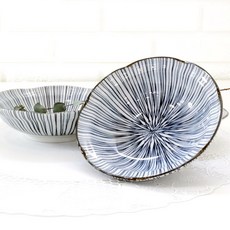 나고미도자기 블루도쿠사 식기세트, 찬기 대, 1개