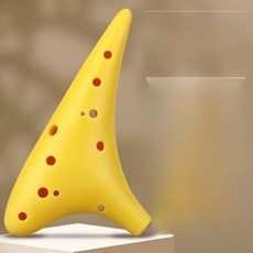 수지 세레모니얼 플루트 홀 중간 중국 악기, 1개, 10. 클래식 모델 [낙하 방지 및 긁힘 방지] [노란, 기본