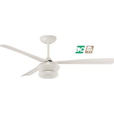 36吋 DC直流變頻吊扇燈 LED 16瓦 附遙控器, 黑,黃光
