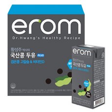 황성주 국산콩 두유 검은콩 고칼슘 & 비타민D, 96개, 190ml
