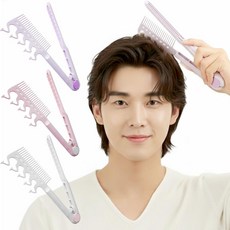 깔끔더하기 뿌리볼륨 드라이빗 고데기 브러쉬, 화이트, 1개