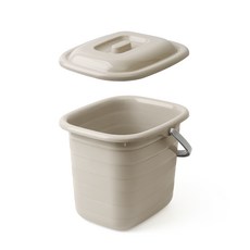 다용도 양동이 물통 바케스 세차버킷 대 베이지 20L
