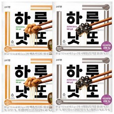 즐거운동행 하루낫또 45.5g 2입 + 하루낫또 국산검정콩 45.5g 2입, 4개, 91g
