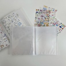A6 반투명 앨범 사진바인더 사진 스티커바인더 아기 투명 첩 포켓식 미니 포토, 1매, 투명