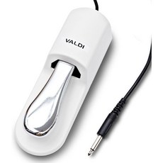 발디 BP3 지속 페달 키보드 피아노 디지털 MIDI 및 신스용 범용 모든 브랜드용 전환 스위치 14인치 잭 미끄럼 방지 디자인 연장 케이블 블루, WHITE