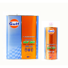Gulf 海灣 GT20 全合成機油 0W-20 三桶箱購優惠，全合成配方，卓越引擎保護，低溫啟動迅速, 1個, GT20 0W20 5L