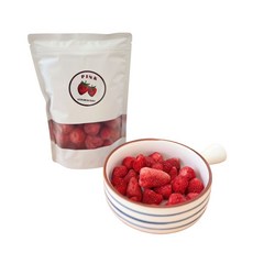 PINK 草莓凍乾 果乾 草莓乾, 100g, 1個