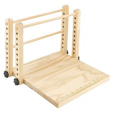 BENECREAT 나무 책 바인딩 스티치 프레임 DIY 제본 공예 및 용품용 조절 가능한 접이식 스탠드 30.5 x 30.5cm(12 1 122189, BENECREAT 나무 책 바인딩 스티치 프레임, DI