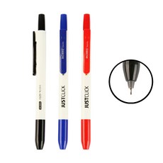 모리스 저스트클릭 네임펜F 엑스트라 0.4mm 레드, 2개