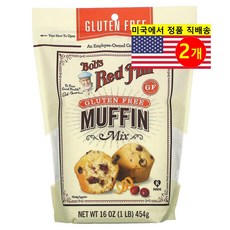 Bob's Red Mill 베이킹 재료 홈메이드 원더풀 머핀 믹스 글루텐 무함유 453g 2개