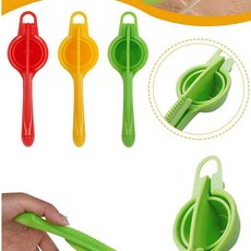 1개(색상랜덤) 레몬 칵테일 플라스틱 스퀴져