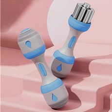 감성순간 아령 무게조절 1kg 1.5kg 2kg 2P, 2개, 5kg, 파스텔블루