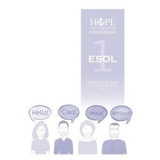 (영문도서)HOPE worldwide Centers of Excellence ESOL 1 Unit 5 Paperback, English, 9781099727399