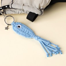 아트랄라 마크라메 물고기 키링, 노랑