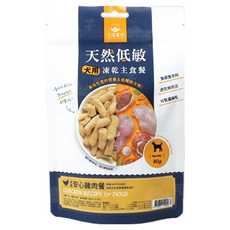 毛樂子寵物【汪喵星球】狗冷凍乾燥生食餐(小) 狗糧 凍乾主食 犬糧 冷凍乾燥 生食餐 狗飼料, 1個, 【狗】安心雞80g