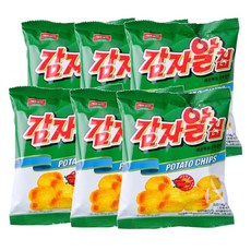 제주농연 감자알칩 매콤한 볶음 고추장맛, 27g, 6개