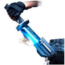 프랜디 LED 불꽃 광선검 장난감칼 닌자 레이저검 스파크 불꽃칼, 그레이, 1개