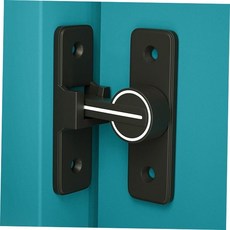 도어락 안전 블랙 문걸쇠 야광 키밍 잠금쇠 안전고리 59000EA 1EA, 90도, 야광 블랙