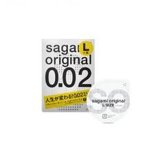 SAGAMI original 0.02mm L 保險套, 1個, 3個裝