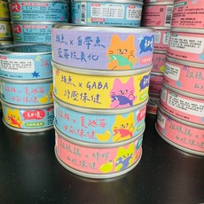初喚 貓罐頭 多種口味 營養配方 全齡貓適用 75g, 1個, 初喚貓罐-鮪魚白帶魚*藍莓（抗氧化）