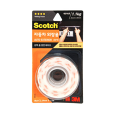 3M EX215 자동차 외장용 양면 폼 테이프 24mm x 1.5M [W96DEDC], 1개, 본상품선택