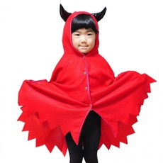 코스프레 의상 연극 데빌망토아동 파티 공연 할로윈 학예회 공포 분장