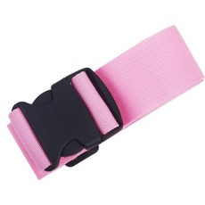 插扣卡扣捆綁帶捆紮帶丙綸織帶腰包瑜珈墊帳篷綁繩拉緊固定背包帶, 粉色2M【材質加固可調節】, 1個