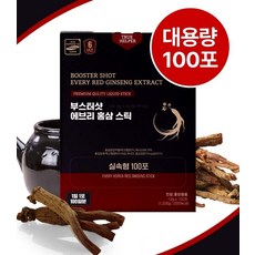 명절 설 선물세트 부스터샷 에브리 홍삼스틱 100포 면역력 강화, 1세트, 12g, 1개