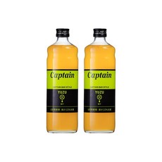 캡틴 유즈 유자시럽 600ml x 2개 나카무라쇼텐